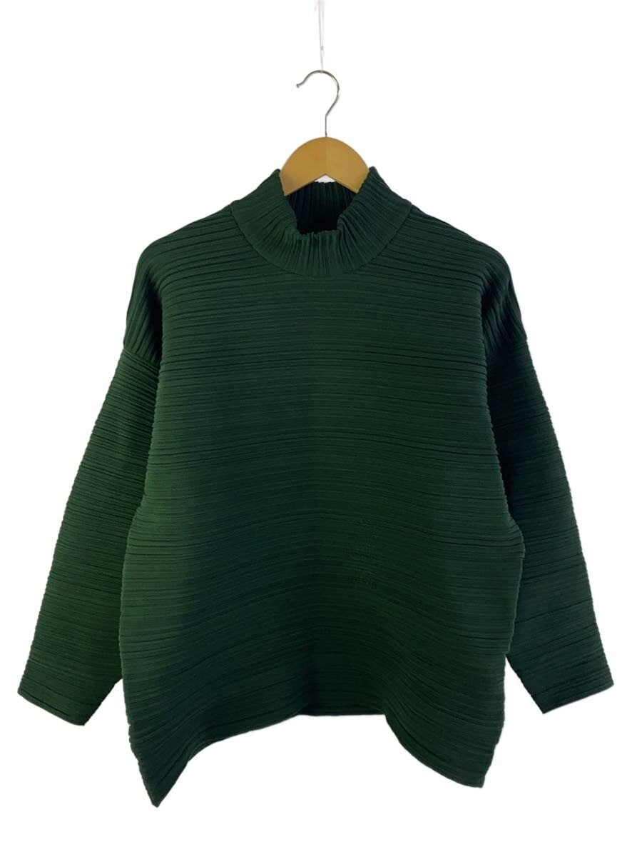 Pleats Please Issey Miyake Green Knit