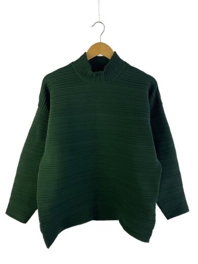 Pleats Please Issey Miyake Green Knit