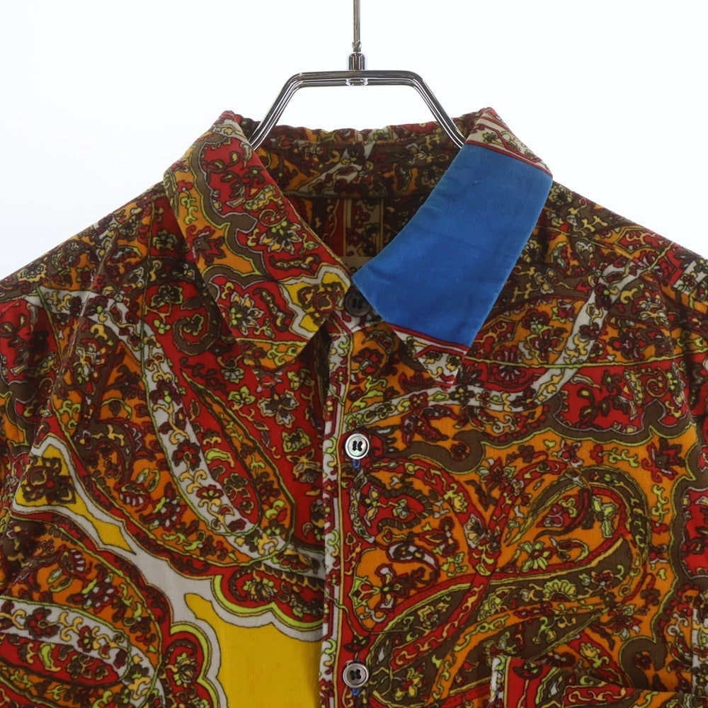 COMME des GARCONS Patchwork Panel Paisley Shirt