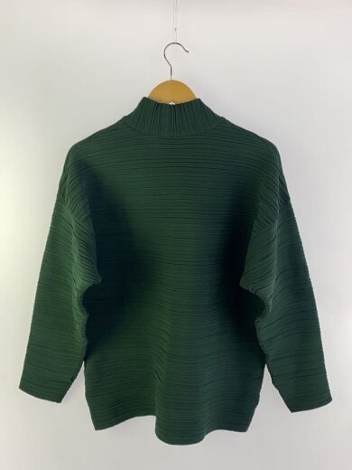 Pleats Please Issey Miyake Green Knit