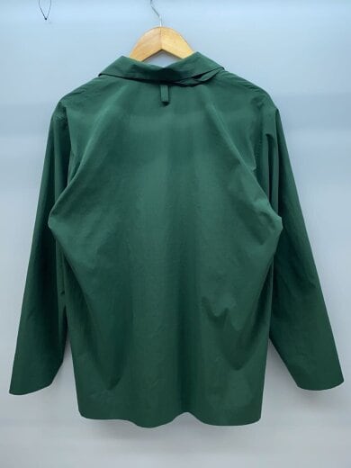 HOMME PLISSE ISSEY MIYAKE Green Camp Collar Shirt