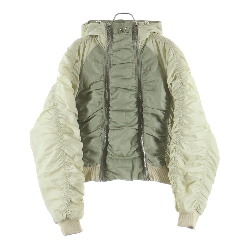 THUG CLUB Wrinkled Double Zip Bomber