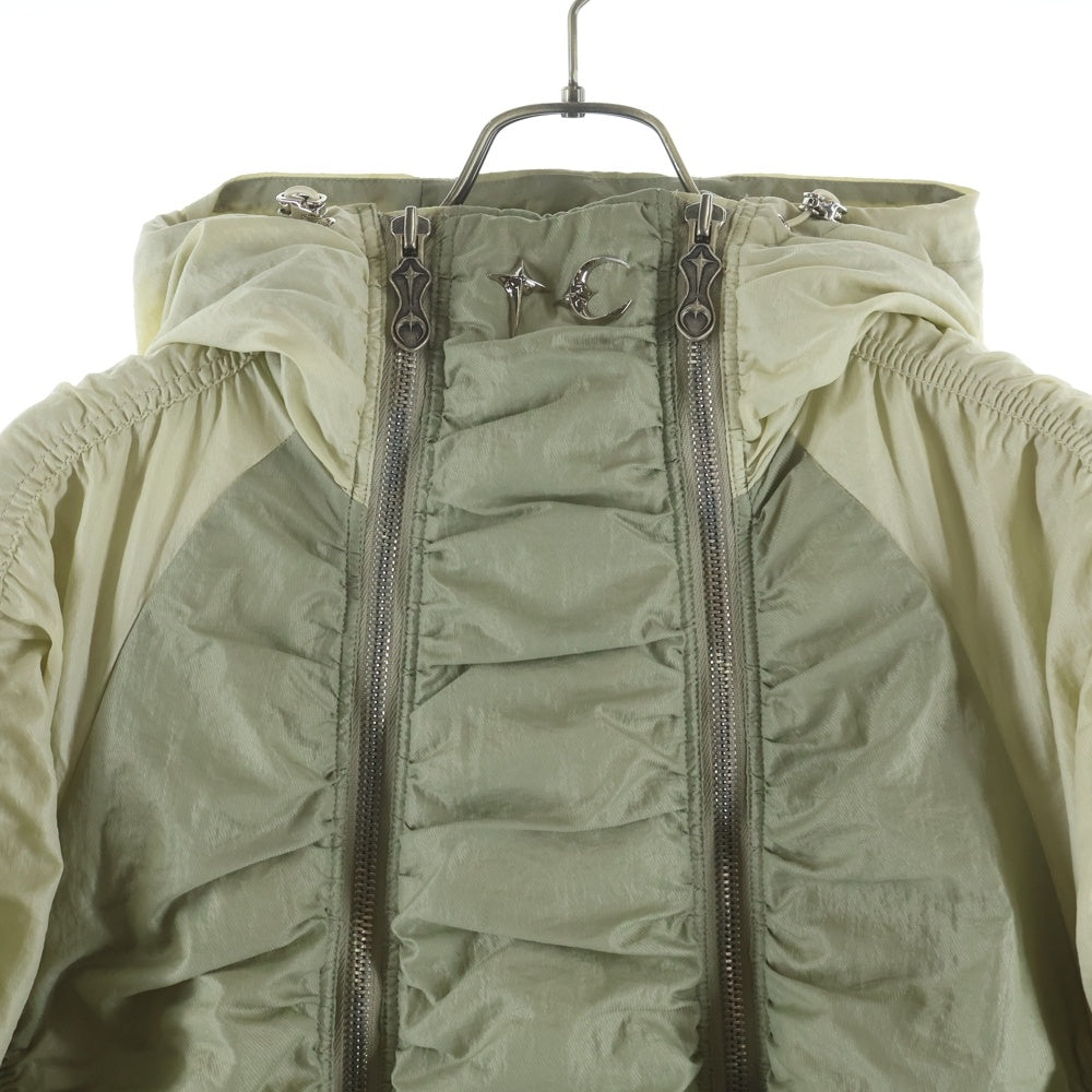 THUG CLUB Wrinkled Double Zip Bomber