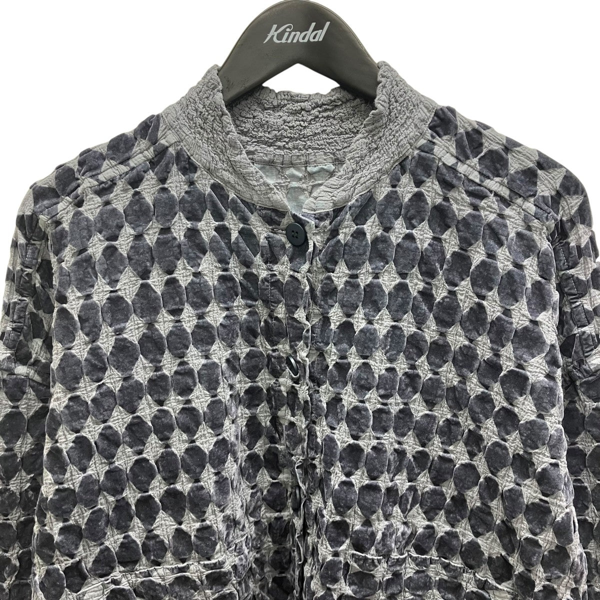 ISSEY MIYAKE Knitted Diamond Bomber