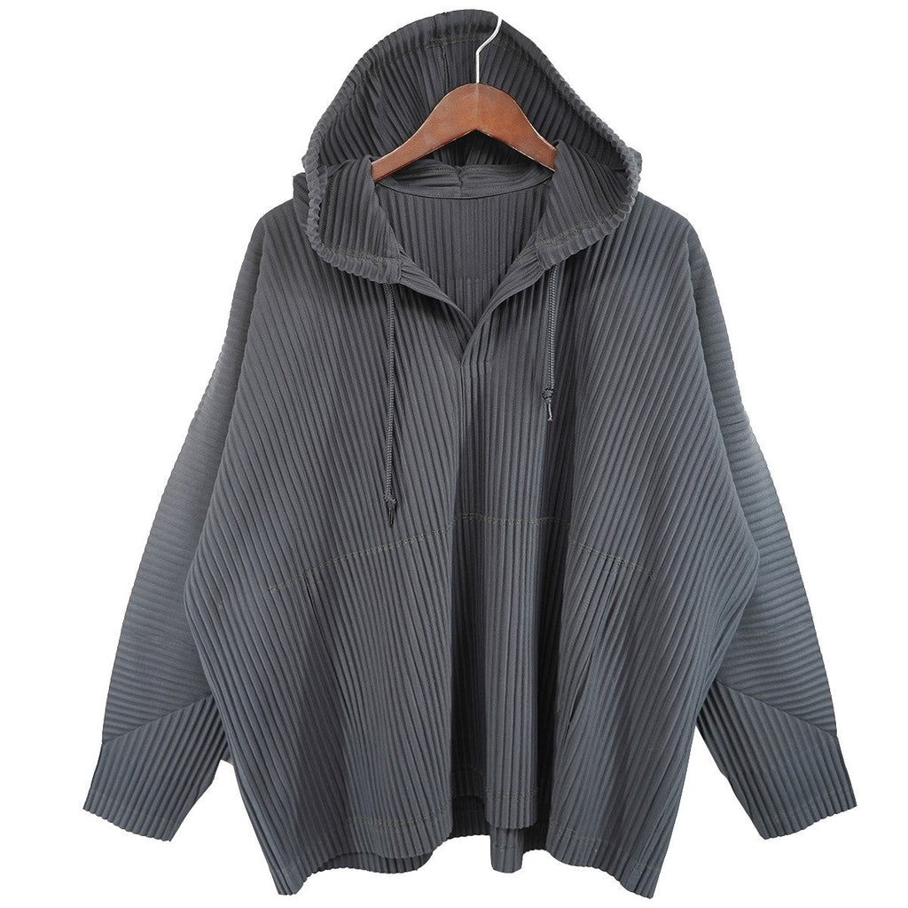 HOMME PLISSE ISSEY MIYAKE PLEATS HOODIE