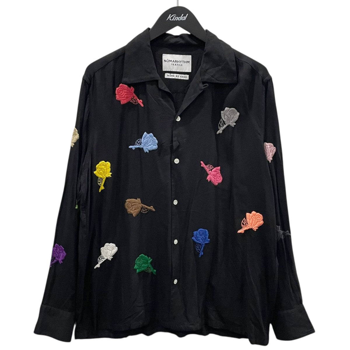 NOMARHYTHM Rose Embroidery Shirt