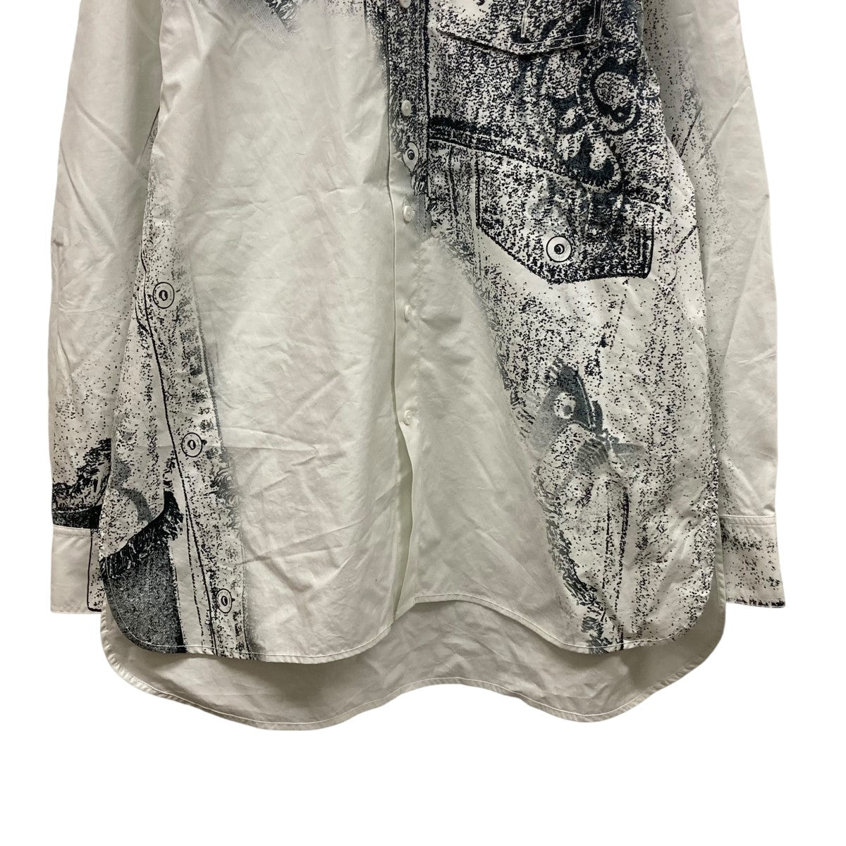 FENG CHEN WANG Deconstruction Printed Jacket