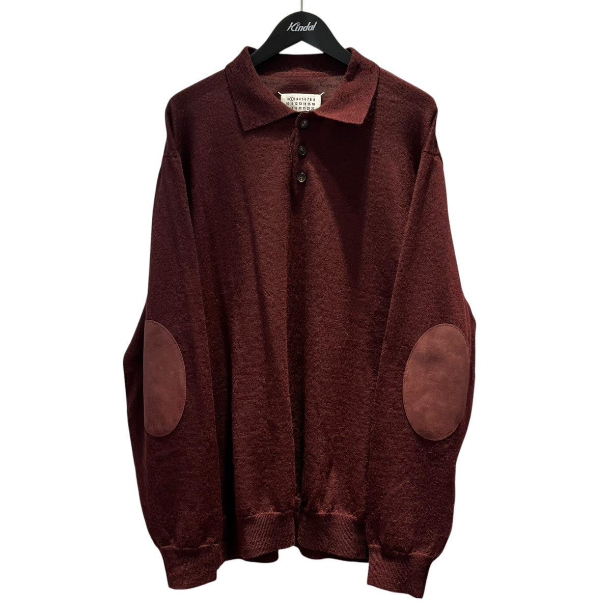 Maison Margiela Elbow Pad Knitted Polo
