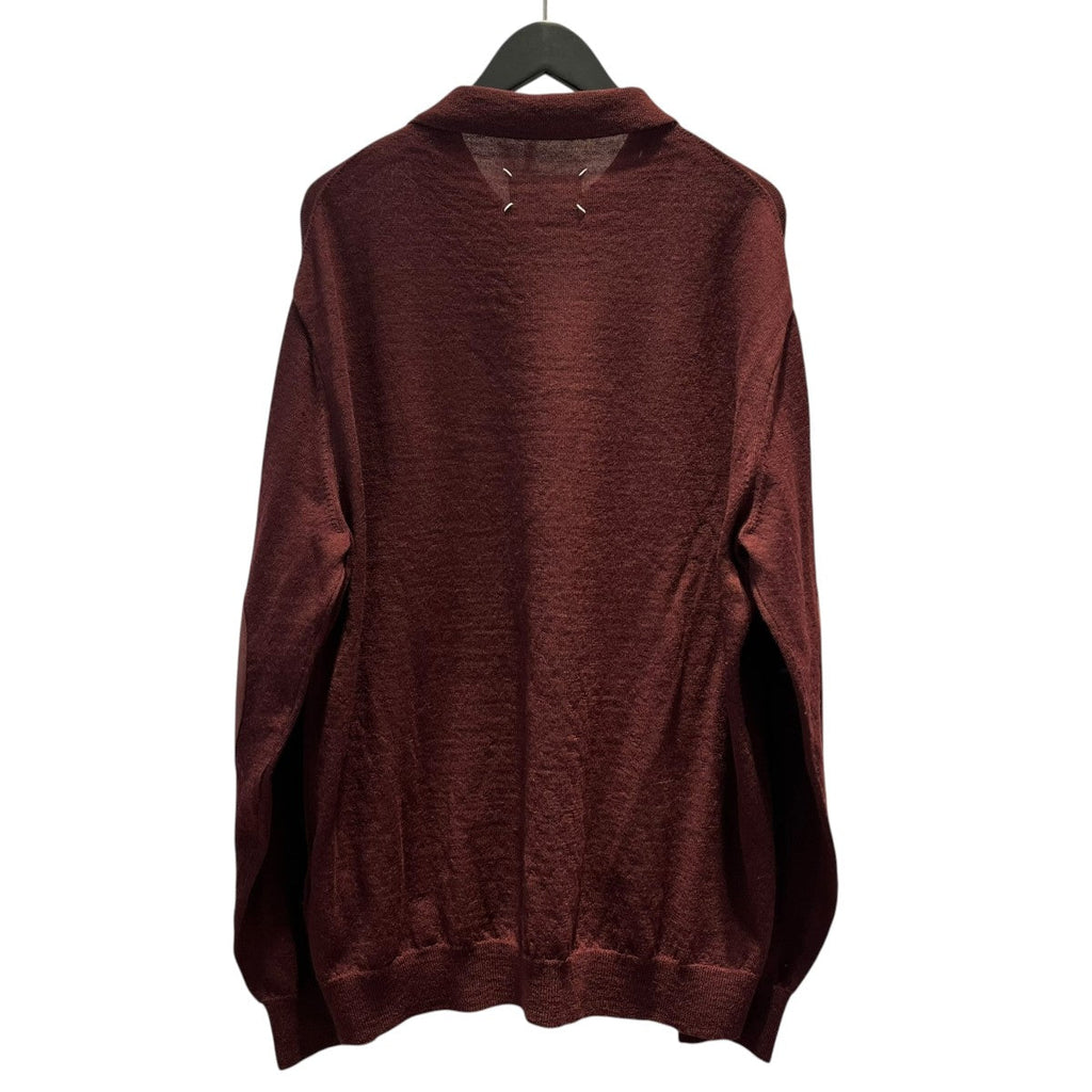 Maison Margiela Elbow Pad Knitted Polo
