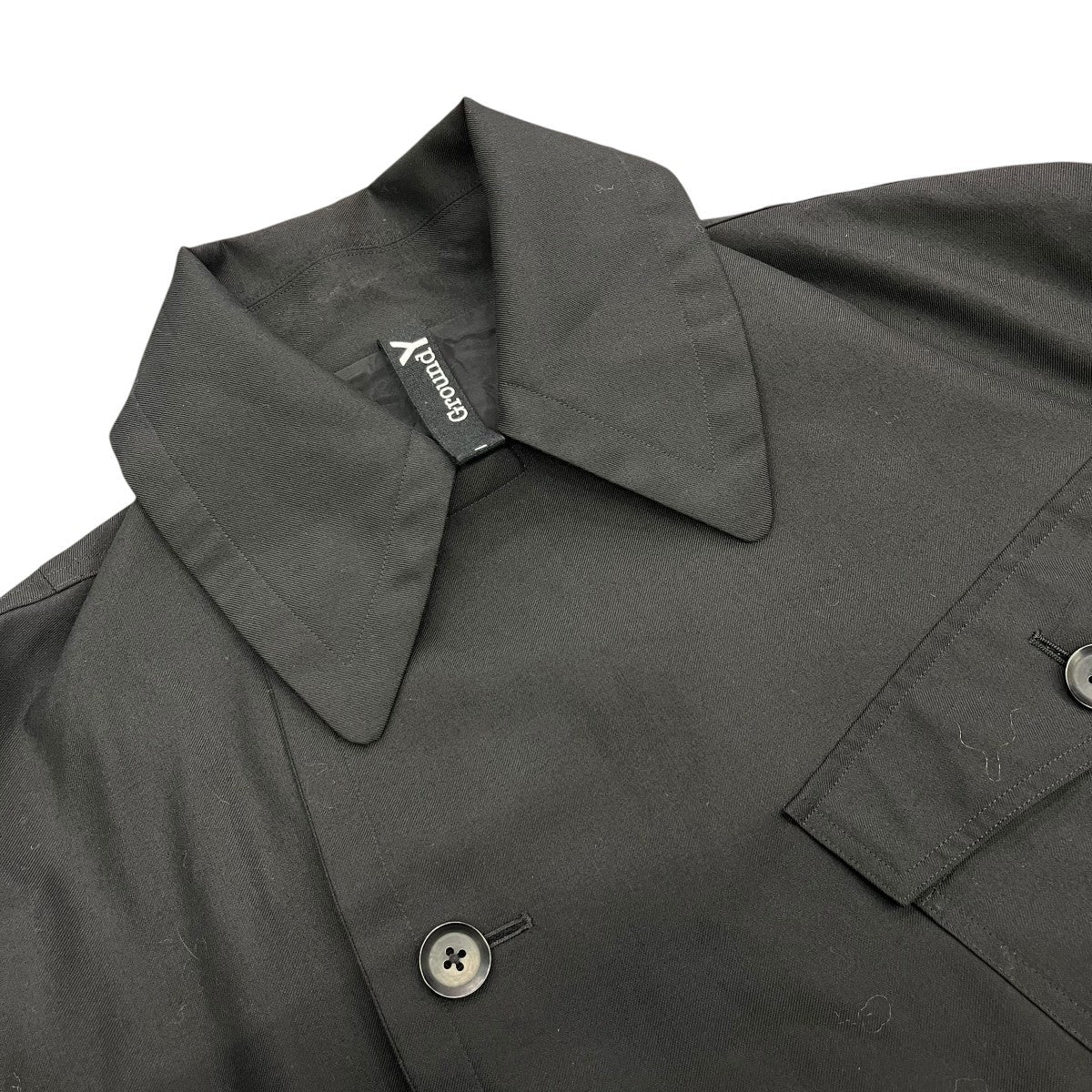 GROUND Y by Yohji Yamamoto Motorcycle Big Coat