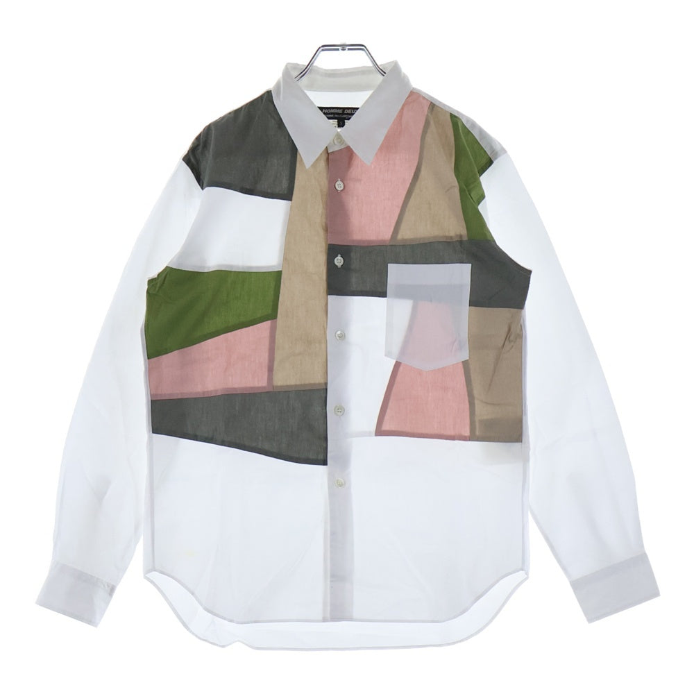 COMME des GARCONS HOMME DEUX SS21 Cut-and-sew Shirt