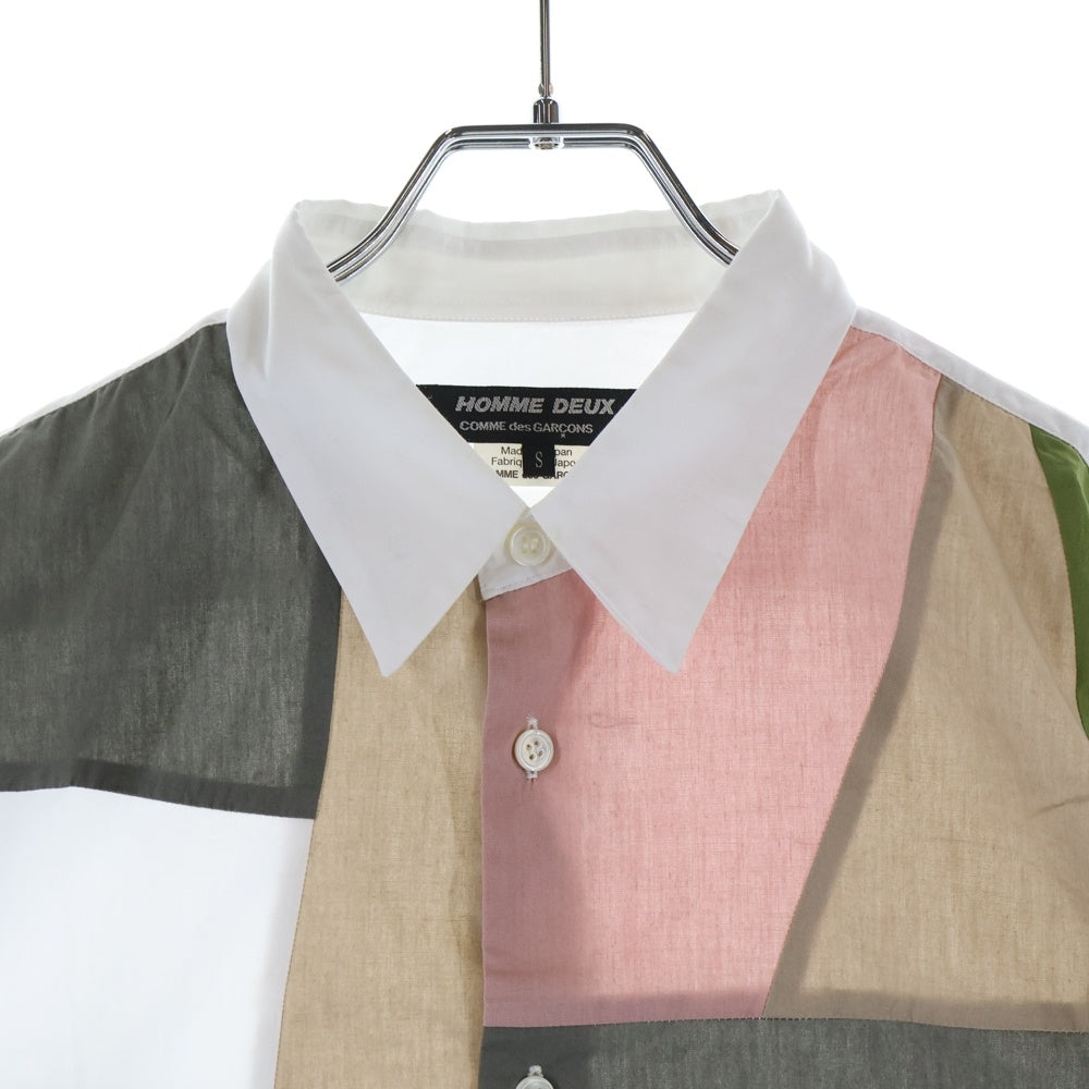 COMME des GARCONS HOMME DEUX SS21 Cut-and-sew Shirt